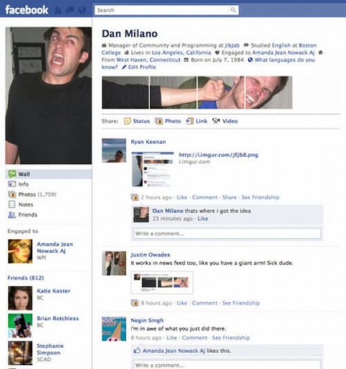 Niesamowite profile FaceBook.com