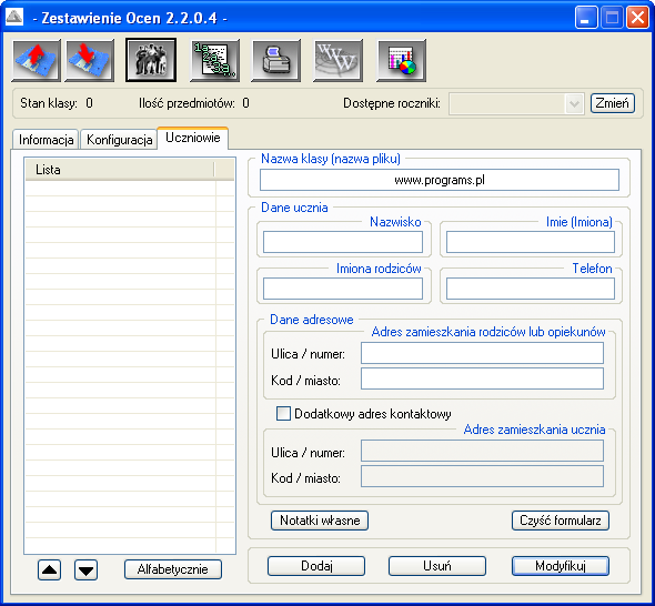 Zestawienie Ocen 3.0.2.2
