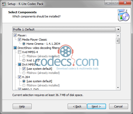 k-lite codec pack