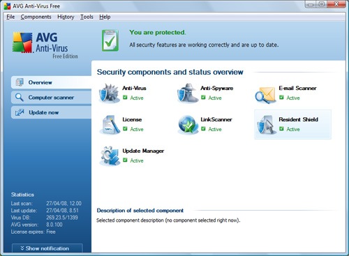 AVG Anti-Virus Free Edition 2012.0.1796
