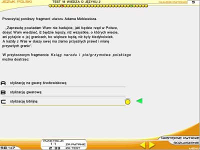 egzamin maturalny język polski